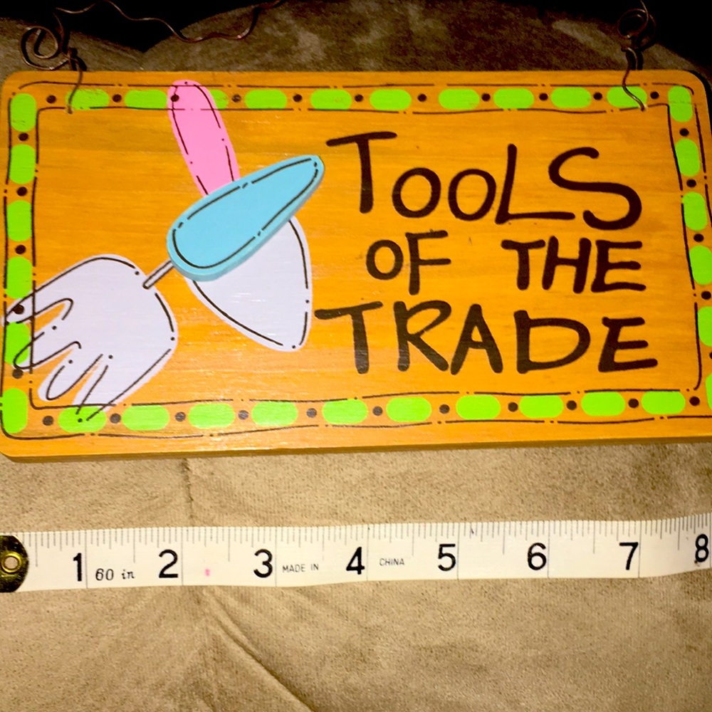 Wooden plaque